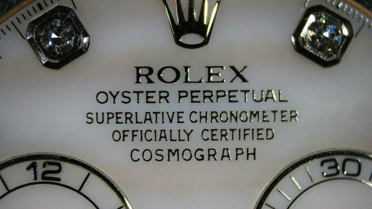 ROLEX DAYTONA 116519 116509 116589 GENUINE MOP DIAMOND DIAL