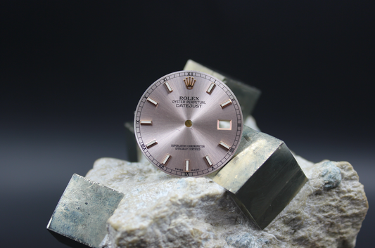 Rolex Datejust 116231 116201 Original rosa Luminova-Zifferblatt