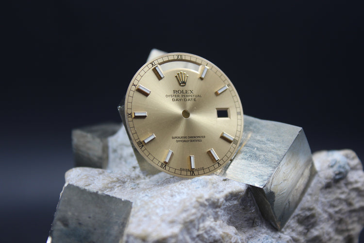 Rolex Daydate 118238 118208 Original Champagner Luminova römisches Minutenzeiger