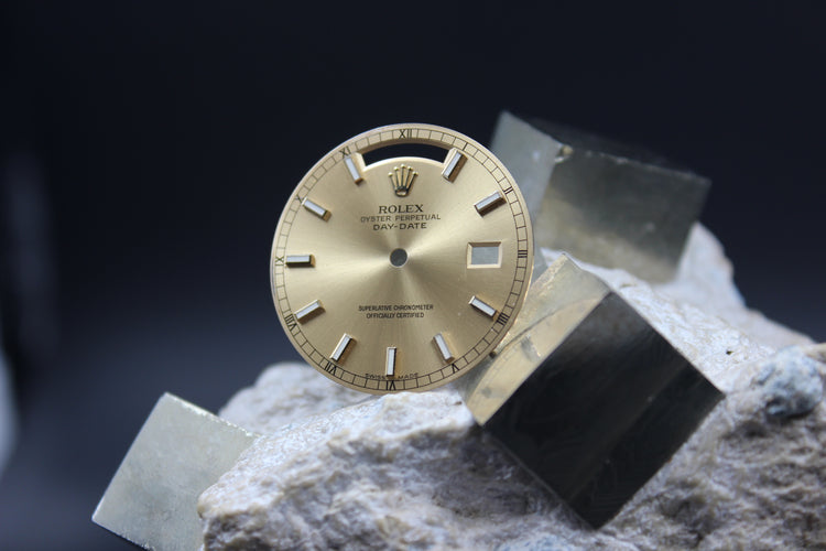 Rolex Daydate 118238 118208 Original Champagner Luminova römisches Minutenzeiger