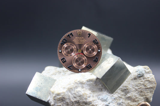 ROLEX DAYTONA 116515 116505 ORIGINAL CHROMALIGHT ZIFFERBLATT SCHOKOLADE ARABISCH