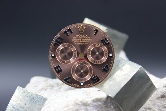 ROLEX DAYTONA 116515 116505 ORIGINAL CHROMALIGHT ZIFFERBLATT SCHOKOLADE ARABISCH