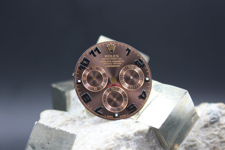 ROLEX DAYTONA 116515 116505 GENUINE CHROMALIGHT DIAL CHOCOLATE