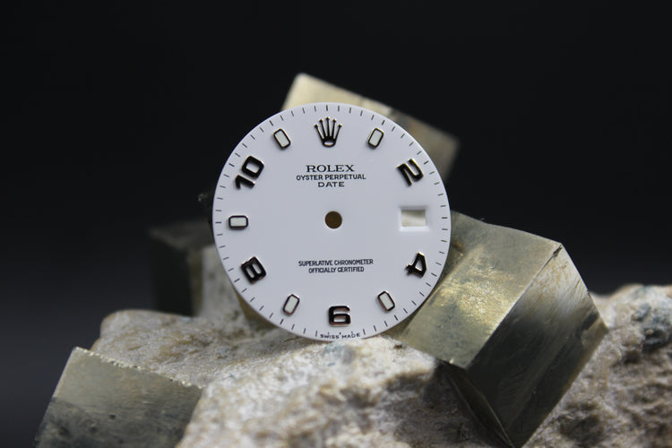 ROLEX DATE 15000 15200 15210 GENUINE ARABIC DIAL SWISS MADE