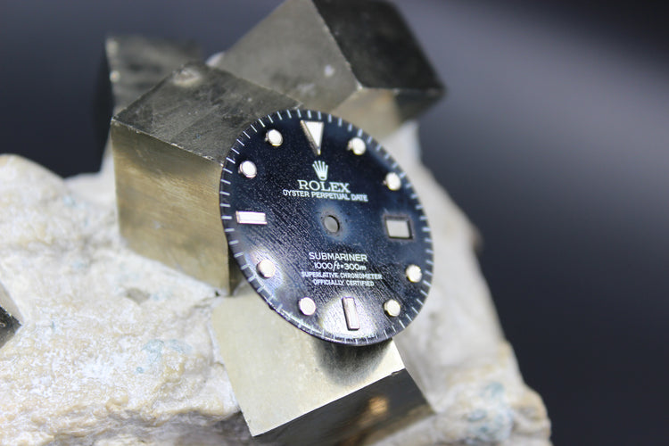 ROLEX SUBMARINER DATE 16610 16800 168000 GENUINE DIAL FROZEN PATINA