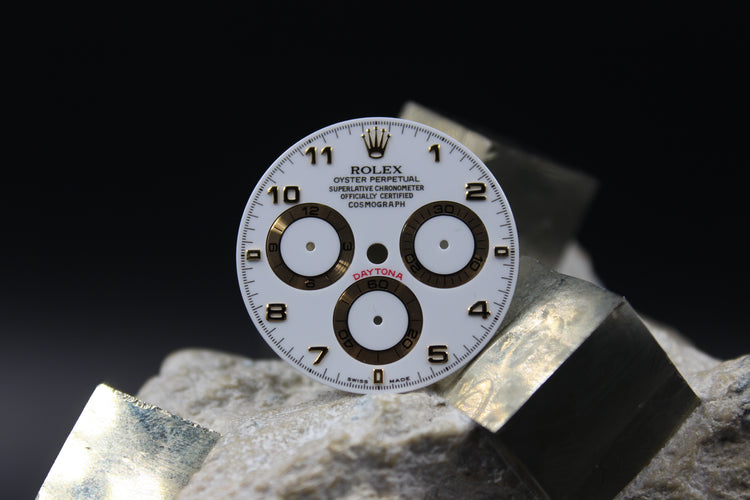 ROLEX DAYTONA 116518 116523 116528 GENUINE ARABIC NUMBER DIAL "PH" MK1 LUMINOVA