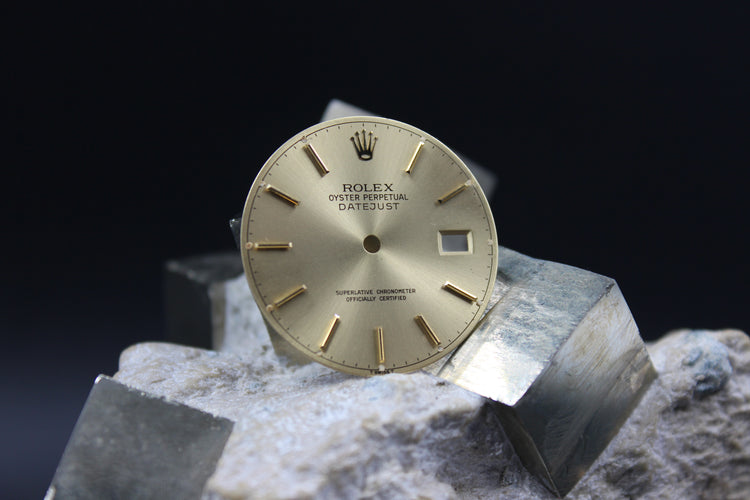 ROLEX DATEJUST 16013 16018 GENUINE CHAMPAGNE DIAL T SWISS T