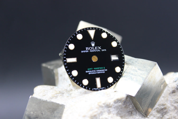 ROLEX GMT MASTER II 116718LN GENUINE LUMINOVA DIAL