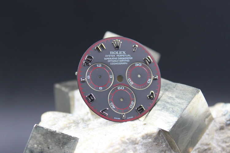 ROLEX DAYTONA 116519 116509 GENUINE ARABIC RACING DIAL LUMINOVA