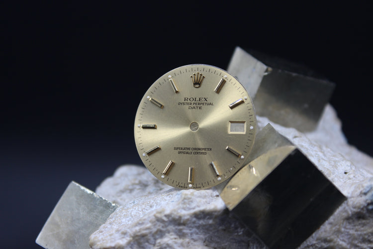 ROLEX DATE 15203 15208 15038 15233 GENUINE CHAMPAGNE DIAL T SWISS MADE T