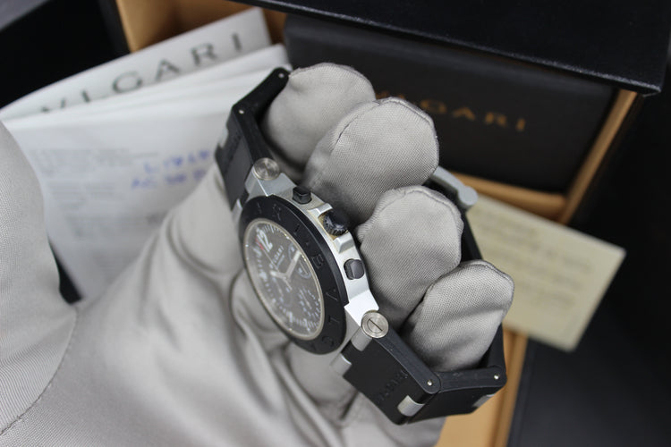 BVLGARI DIAGONO CARBON AC 38 TA FULL SET