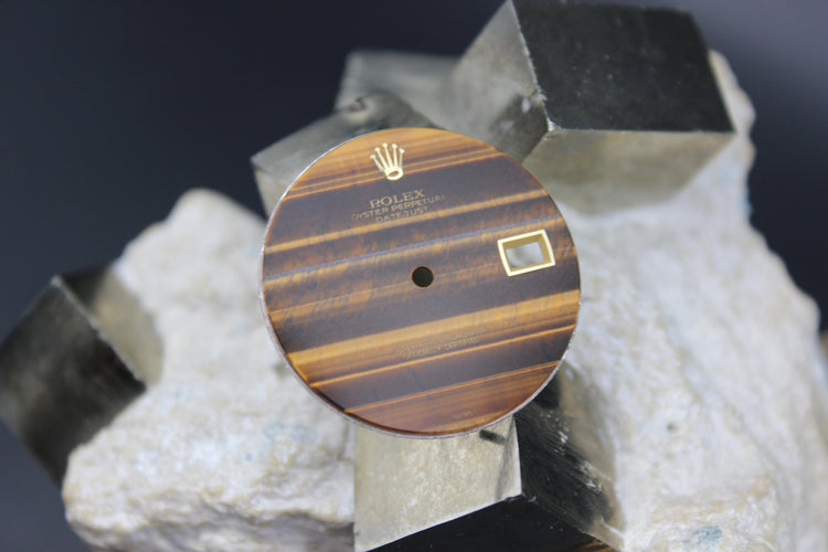 ROLEX DATEJUST 1601 GENUINE STONE TIGER EYE DIAL T SWISS T