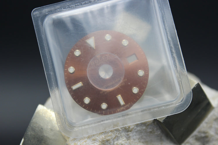 ROLEX GMT MASTER II 16713 16718 GENUINE TIGER EYE DIAL SWISS MADE