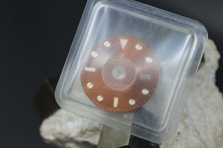 ROLEX GMT MASTER II 16713 16718 GENUINE TIGER EYE DIAL SWISS MADE