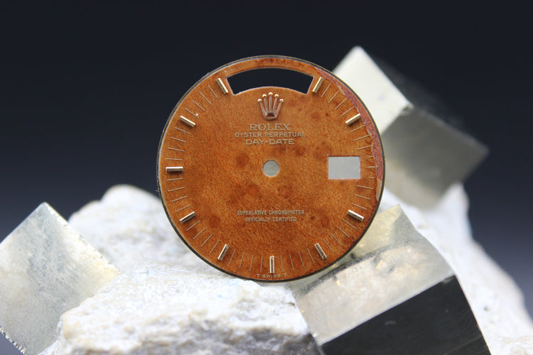 ROLEX DAYDATE 18238 18038 GENUINE WOOD DIAL