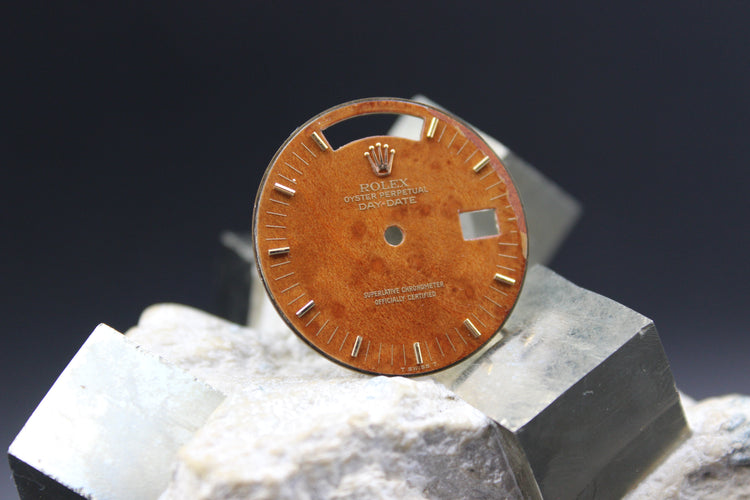 ROLEX DAYDATE 18238 18038 GENUINE WOOD DIAL