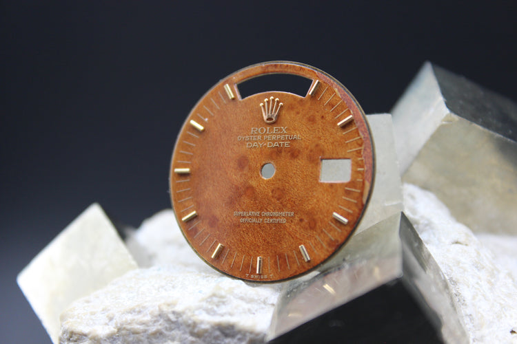 ROLEX DAYDATE 18238 18038 GENUINE WOOD DIAL