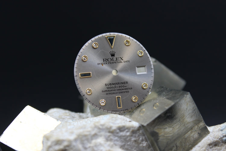 ROLEX SUBMARINER 16613 16618 GENUINE SERTI SULTAN DIAL