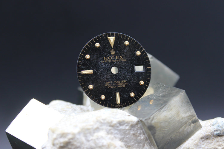 ROLEX GMT MASTER 16753 16758 RARE GENUINE NIPPLE DIAL