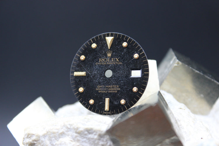 ROLEX GMT MASTER 16753 16758 RARE GENUINE NIPPLE DIAL