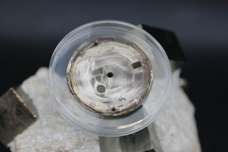 ROLEX DATEJUST 1601 1603 1600 GENUINE MATTE GREY BUCKLEY DIAL