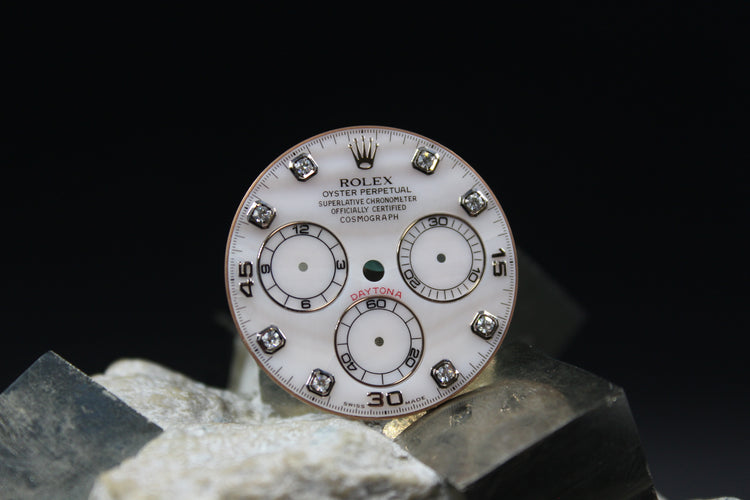 ROLEX DAYTONA 116519 116509 116589 GENUINE MOP DIAMOND DIAL