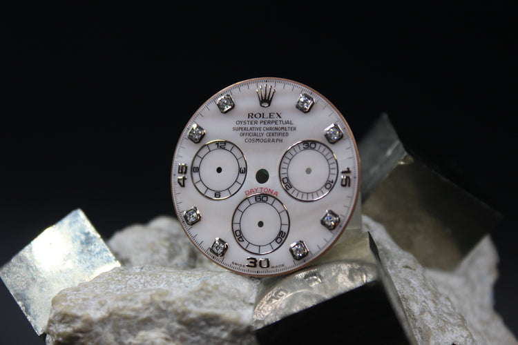 ROLEX DAYTONA 116519 116509 116589 GENUINE MOP DIAMOND DIAL