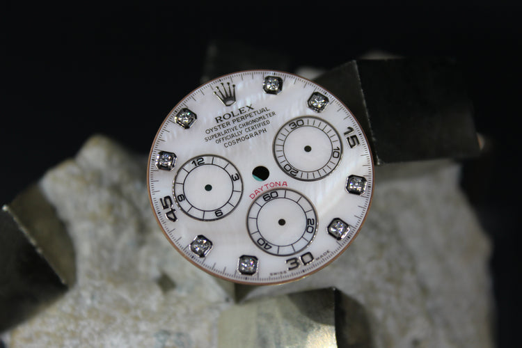 ROLEX DAYTONA 116519 116509 116589 GENUINE MOP DIAMOND DIAL