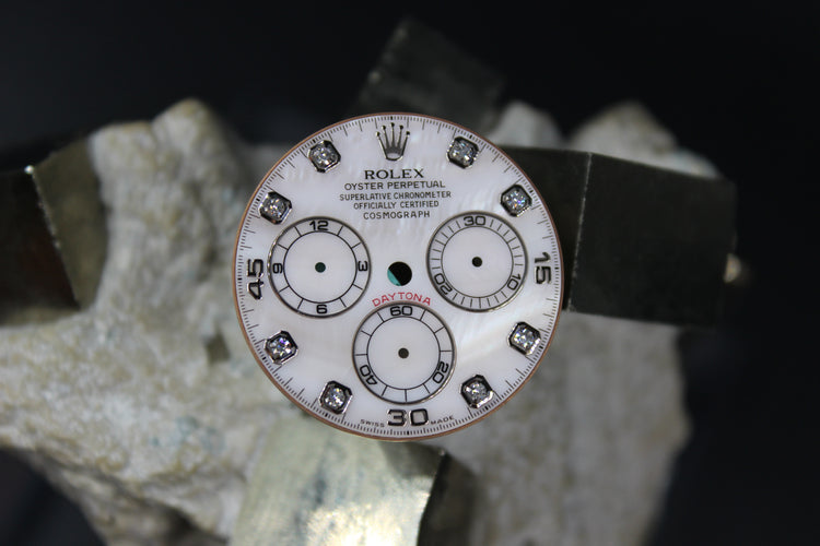 ROLEX DAYTONA 116519 116509 116589 GENUINE MOP DIAMOND DIAL