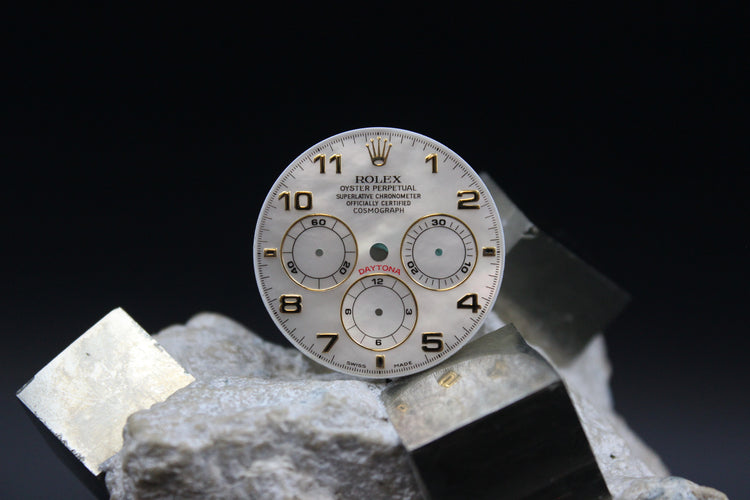 ROLEX DAYTONA ZENITH 16528 16518 16523 MOP GENUINE DIAL