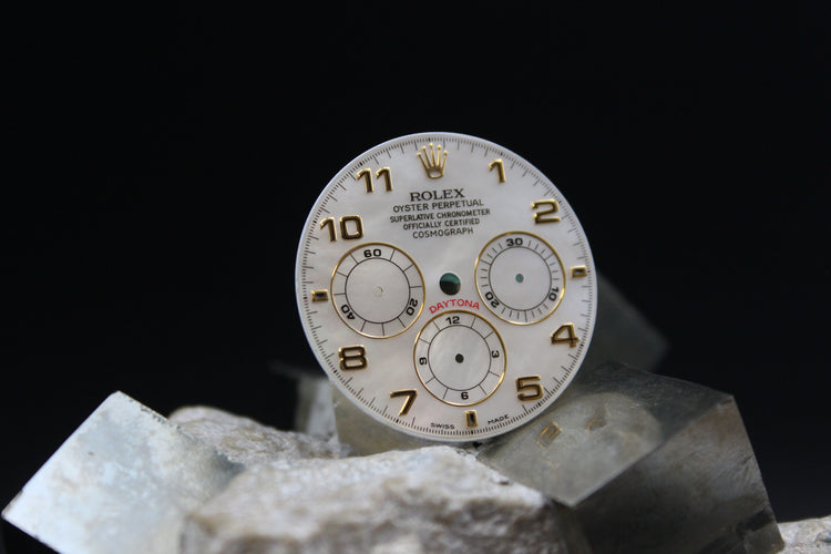 ROLEX DAYTONA ZENITH 16528 16518 16523 MOP GENUINE DIAL