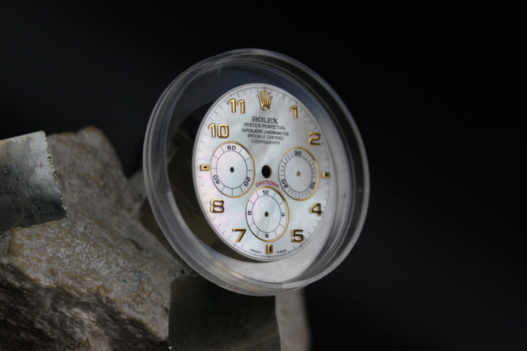 ROLEX DAYTONA ZENITH 16528 16518 16523 MOP GENUINE DIAL