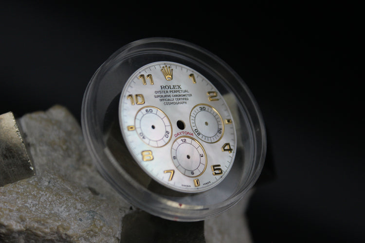 ROLEX DAYTONA ZENITH 16528 16518 16523 MOP GENUINE DIAL