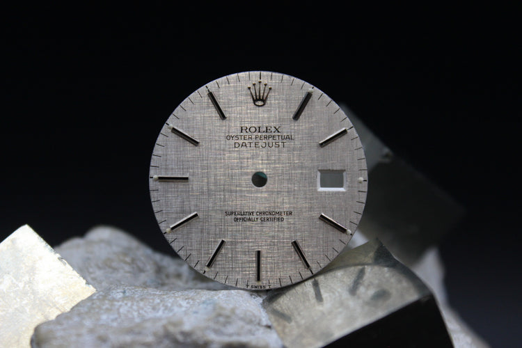 ROLEX DATEJUST 16014 16000 16030 GENUINE LINEN DIAL