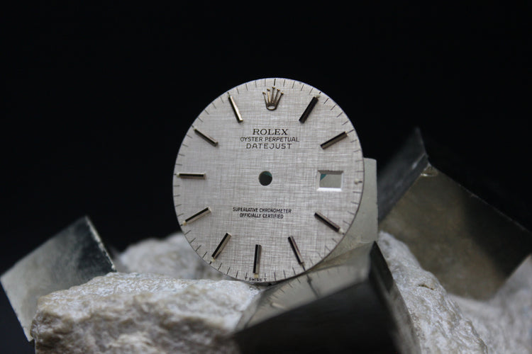 ROLEX DATEJUST 16014 16000 16030 GENUINE LINEN DIAL