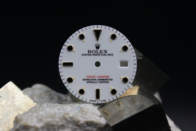 ROLEX YATCHMASTER 16628 16623 RARE ONYX GENUINE DIAL