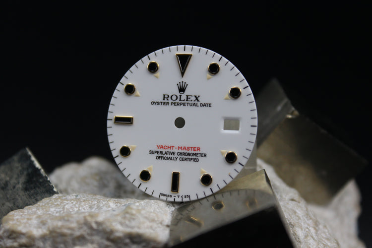 ROLEX YATCHMASTER 16628 16623 RARE ONYX GENUINE DIAL