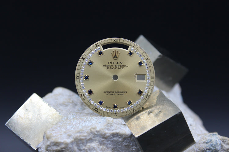 ROLEX DAYDATE 18038 18238 RARO QUADRANTE ORIGINALE A CORDA