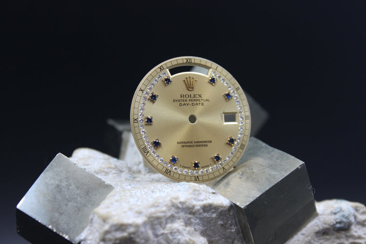 ROLEX DAYDATE 18038 18238 RARO QUADRANTE ORIGINALE A CORDA