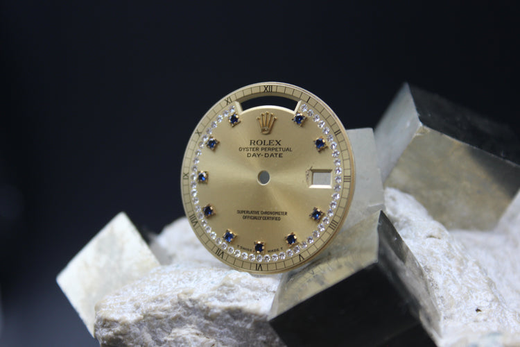 ROLEX DAYDATE 18038 18238 RARO QUADRANTE ORIGINALE A CORDA