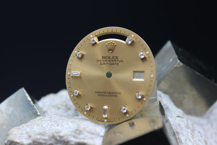 ROLEX DAYDATE 18238 18038 GENUINE DIAMOND DIAL