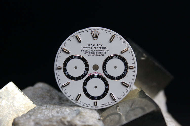 ROLEX DAYTONA ZENITH 16520 GENUINE WHITE TRITIUM DIAL
