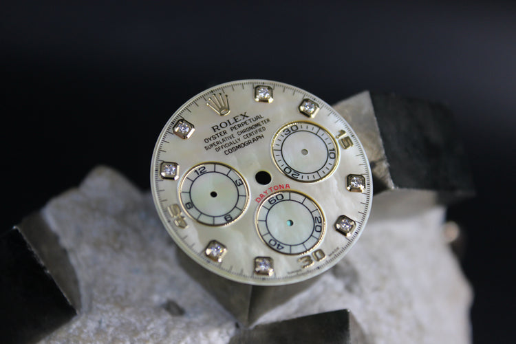 ROLEX DAYTONA 116518 116508 116503 GENUINE MOP LEMON DIAMOND DIAL