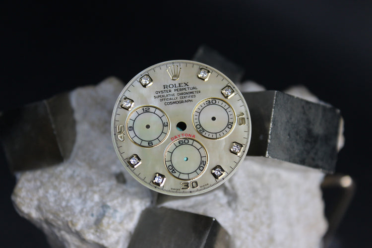 ROLEX DAYTONA 116518 116508 116503 GENUINE MOP LEMON DIAMOND DIAL