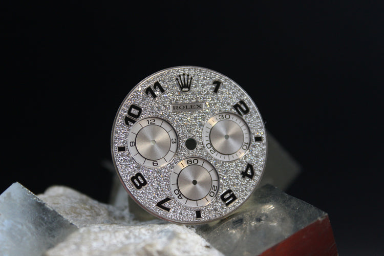 ROLEX DAYTONA 116519 116509 116589 GENUINE DIAMOND PAVED ARABIC DIAL
