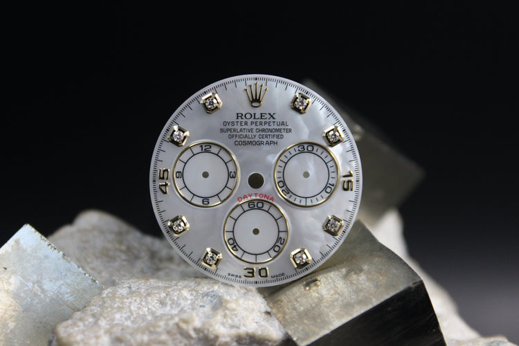 ROLEX DAYTONA 116518 116508 116503 GENUINE MOP DIAMOND DIAL