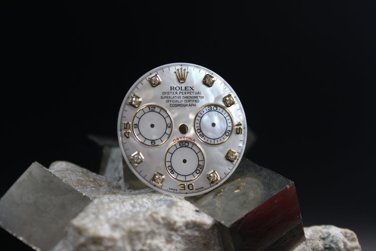 ROLEX DAYTONA 116518 116508 116503 GENUINE MOP DIAMOND DIAL