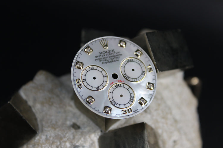 ROLEX DAYTONA 116518 116508 116503 GENUINE MOP DIAMOND DIAL