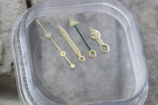 ROLEX GMT MASTER II 116718LN 116713LN COMPLETE GENUINE LUMINOVA HANDS SET