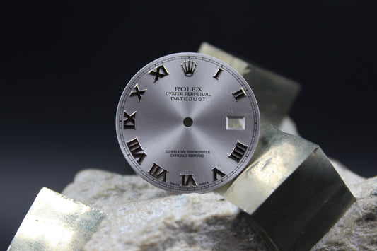 ROLEX DATEJUST 16200 16220 16234 116234 116200 GENUINE GREY ROMAN NUMBER DIAL